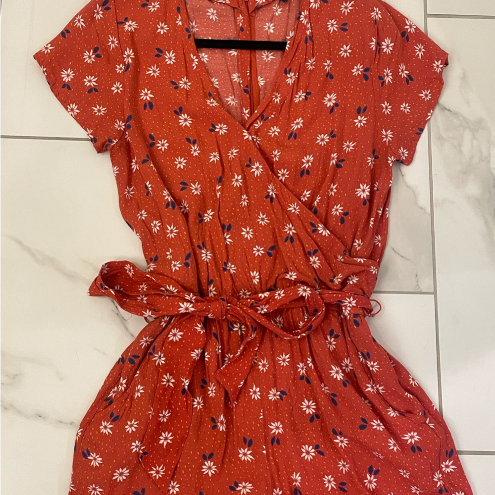 Floral Wrap Romper